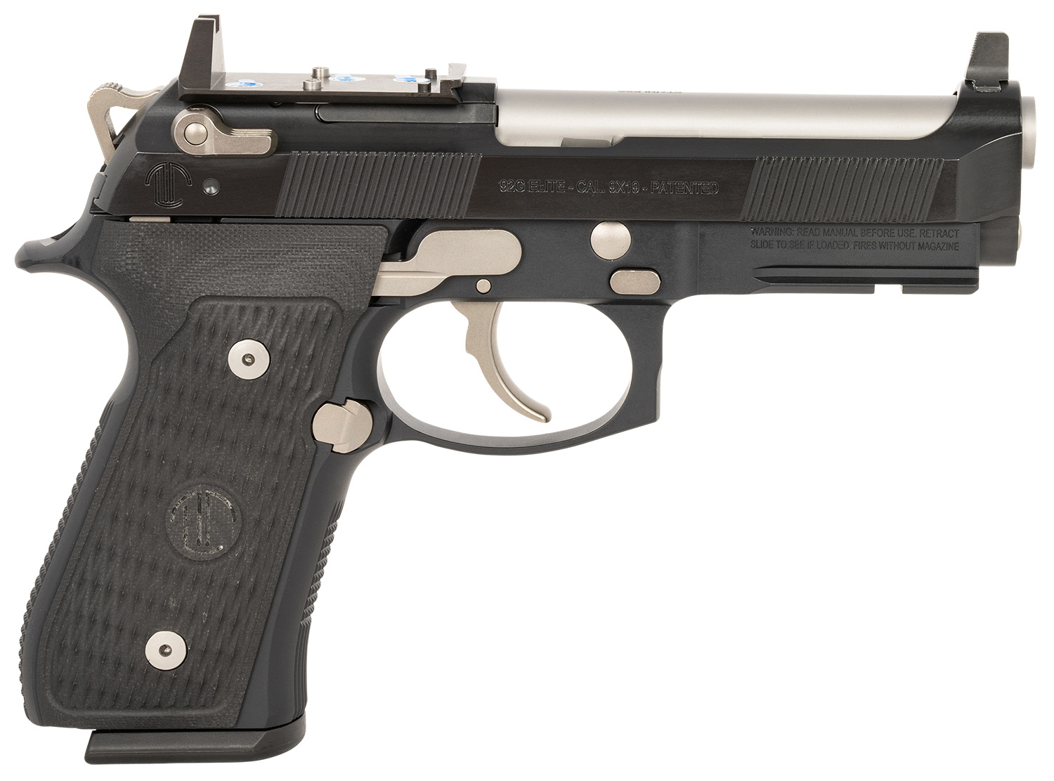 Langdon Tactical Tech 92 Elite LTT/Centurion 9mm 4.25" 18rds Pistol, Black - LTT-92T-TJNRR - Langdon Tactical Tech