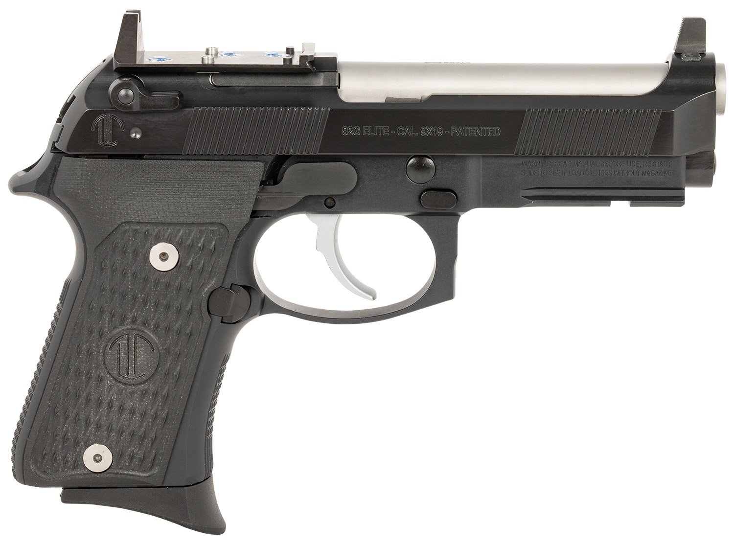 Langdon Tactical Tech 92 Elite LTT/Compact 9mm 4.25" 15rds Pistol, Black - LTT-92C-RDOTJ - Langdon Tactical Tech