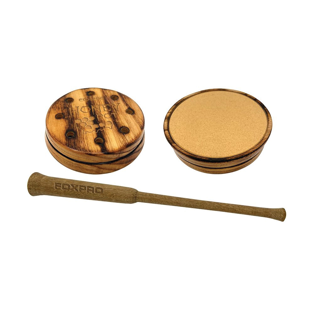 FoxPro Honey Pot Ceramic Turkey Hand Pot Call, Natural - Foxpro