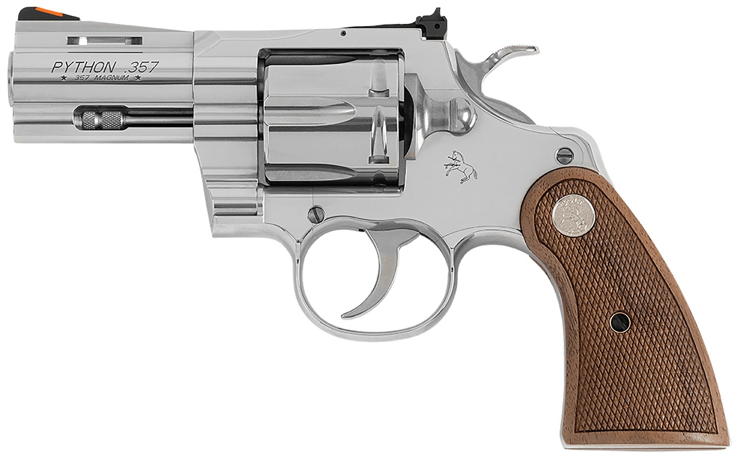 Colt Python 357 Magnum 2.5" 6rd Revolver, Stainless - PYTHON-SP2WCTS - Colt