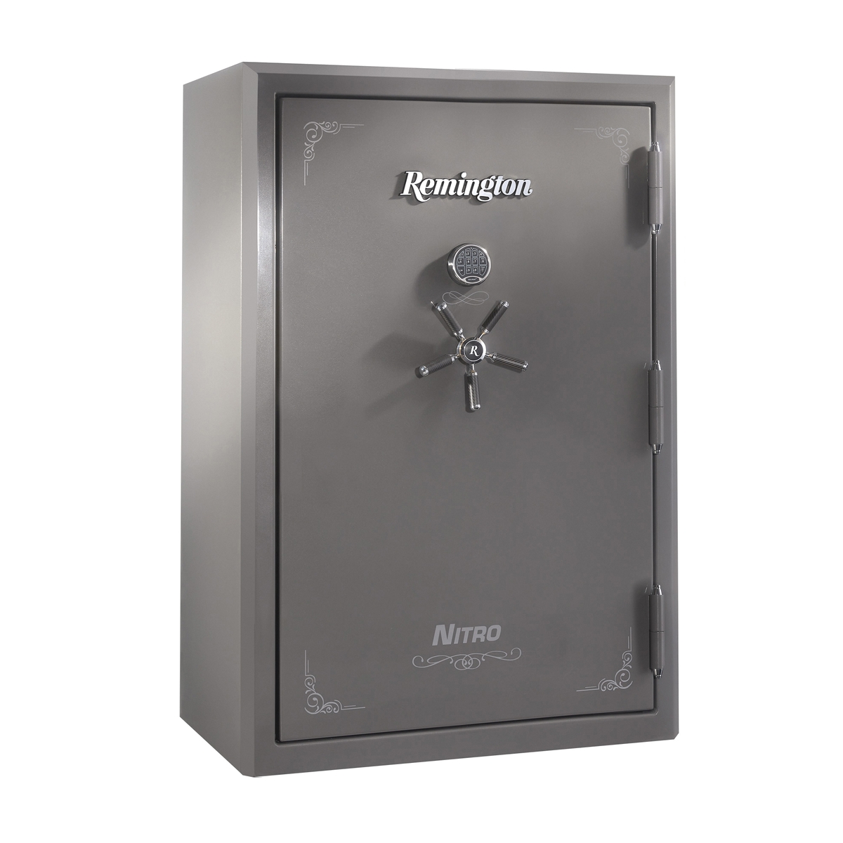 Remington Nitro 32" x 42" x 65" 57 Long Guns 8 Handguns Gun Safe, Seltzer Gray - Remington