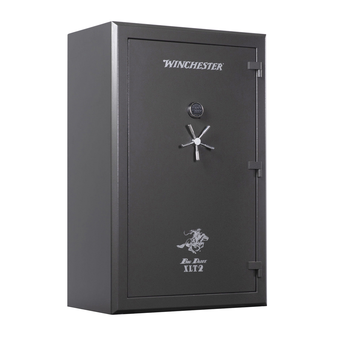 Winchester Big Daddy XLT2 27" x 46" x 72" Up to 70 Long Guns Gun Safe, Slate - Winchester