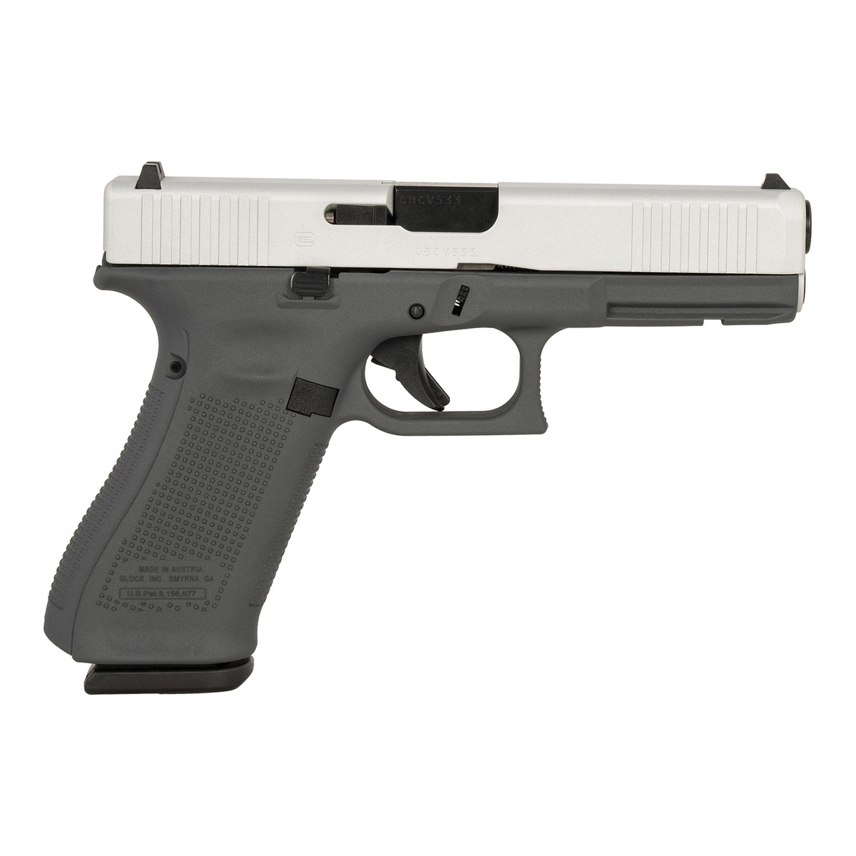 Glock G17 Gen 5 9mm 4.49"  17rd Pistol, Sniper Gray Camouflage - Glock