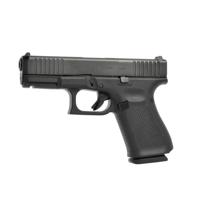 Glock G19 Gen 5 MOS 9mm 4.02" 15rds, Blue Titanium - Glock