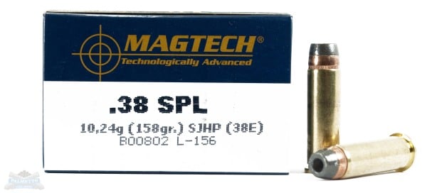 Magtech 38 Special 158gr SJHP Ammunition 50rds - 38E - Magtech