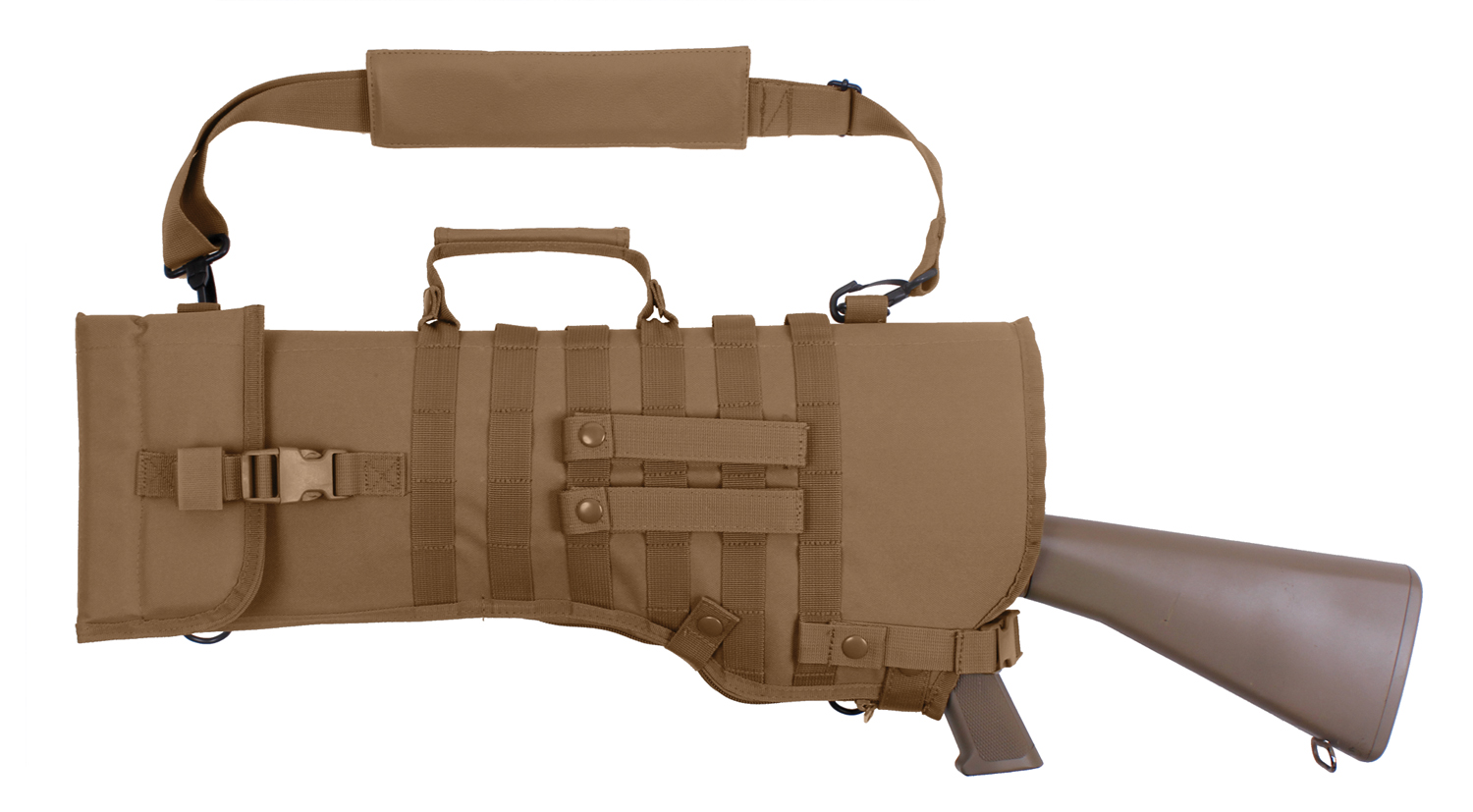 Rothco Tactical Molle Rifle Scabbard - Coyote Brown - Rothco