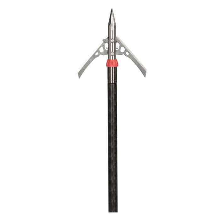 Rage Hypodermic Trypan NC Crossbow 2"/100 gr 2-Blade Broadhead, Gray Pack of 3 - Rage