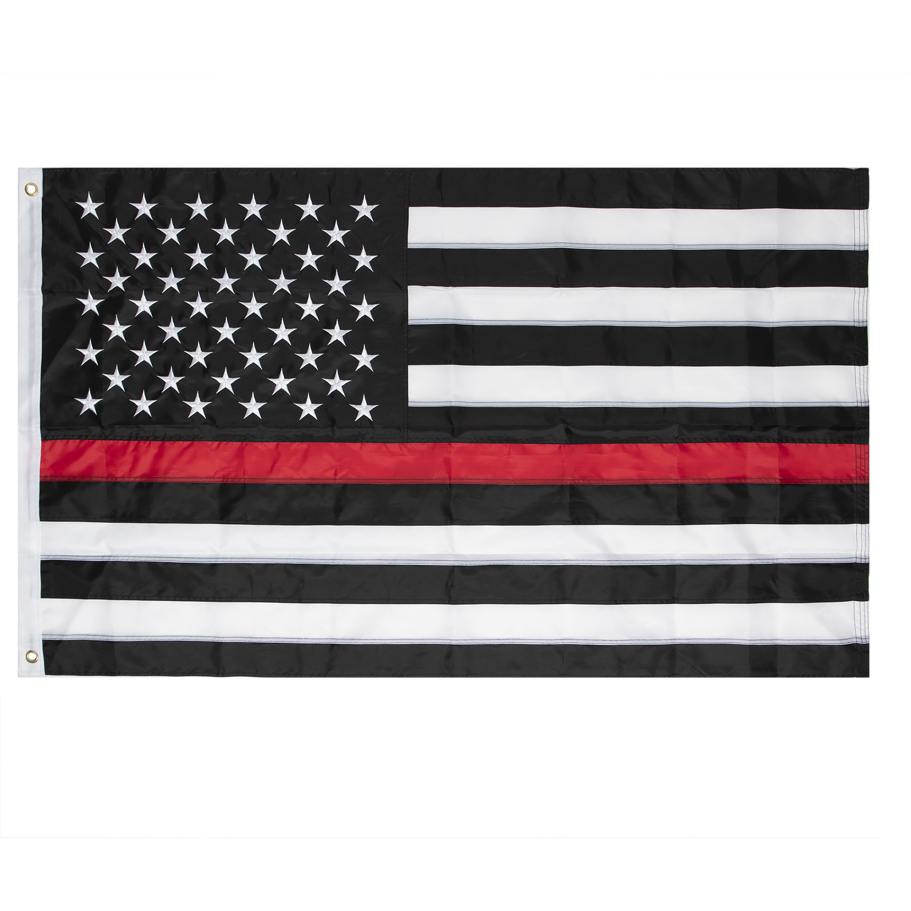 Rothco Rothco Deluxe Thin Red Line Flag - 3 X 5