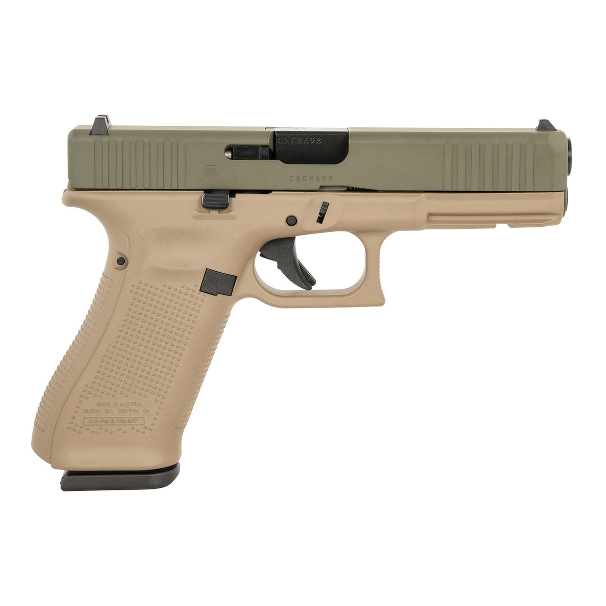 Glock G17 Gen 5 9mm 4.49" 17rds, Flat Dark Earth - Glock