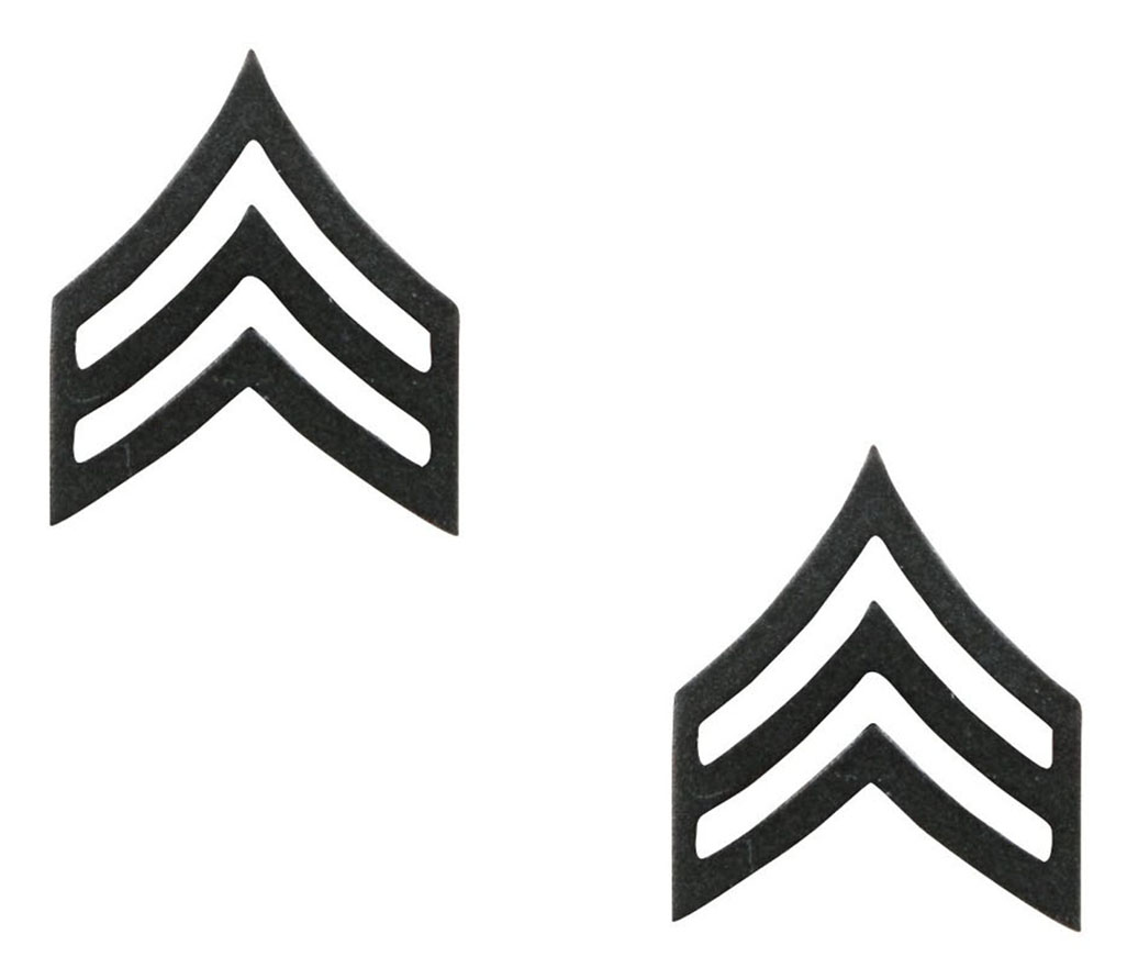 Rothco Rothco Sergeant Polished Insignia - Subdued