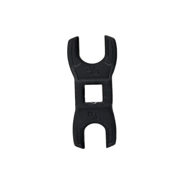 Wheeler 3/4" x 5/8" Muzzle Device and Buffer Tube Crowfoot Wrench, Black - Wheeler
