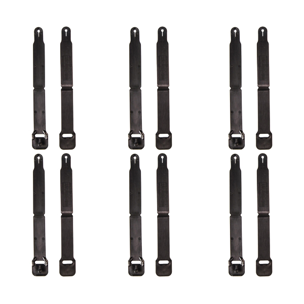 High Speed Gear Inc. HSGI 8" Short Clip, Black Pack of 12 - High Speed Gear Inc.