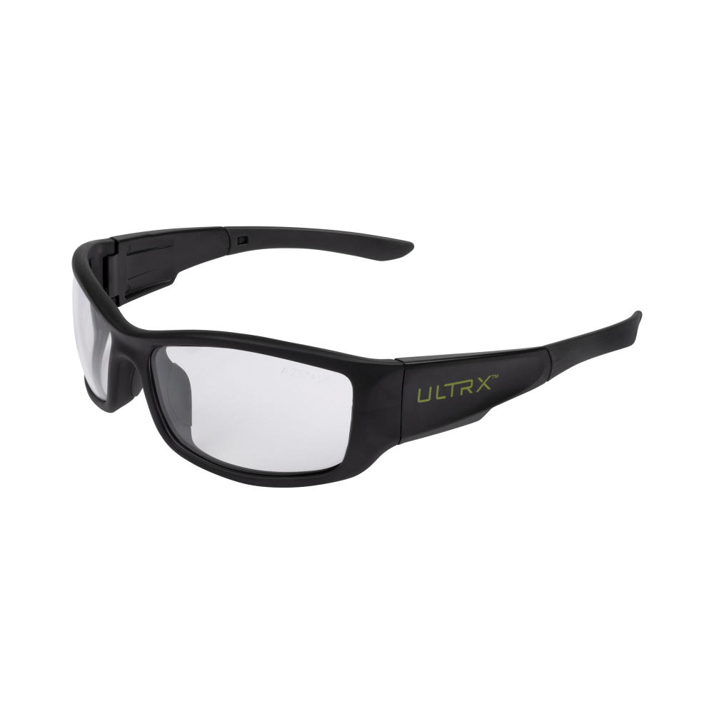 ULTRX Sync Safety Glasses, Black/Clear - Ultrx