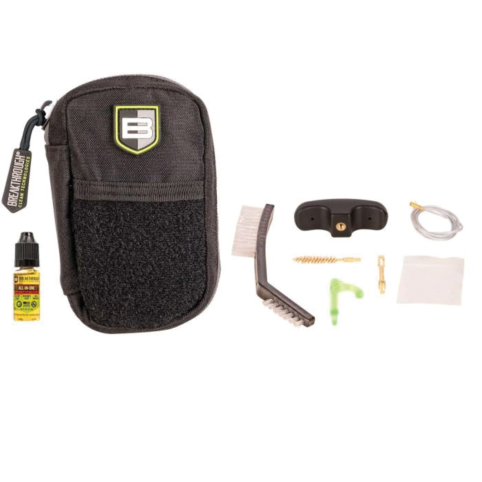 Breakthrough Clean Badge 7.62 Cal Pull-Through Cleaning Kit w/Molle Pouch - Breakthrough Clean