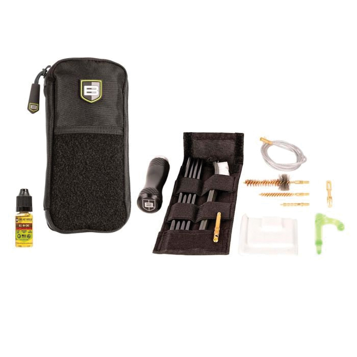 Breakthrough Clean Badge 5.56x45mm Rod and Pull-Through Cleaning Kit w/Molle Pouch - Breakthrough Clean