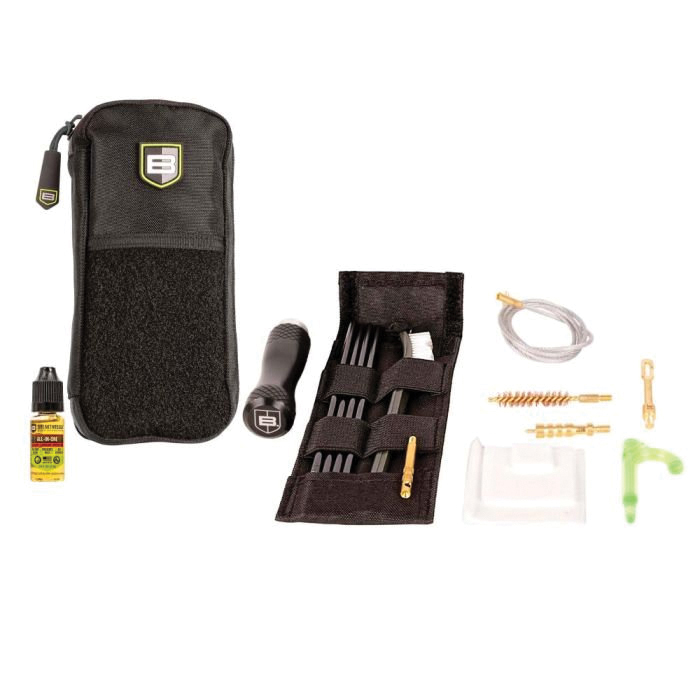 Breakthrough Clean Badge .338 Cal Rod and Pull-Through Cleaning Kit w/Molle Pouch - Breakthrough Clean