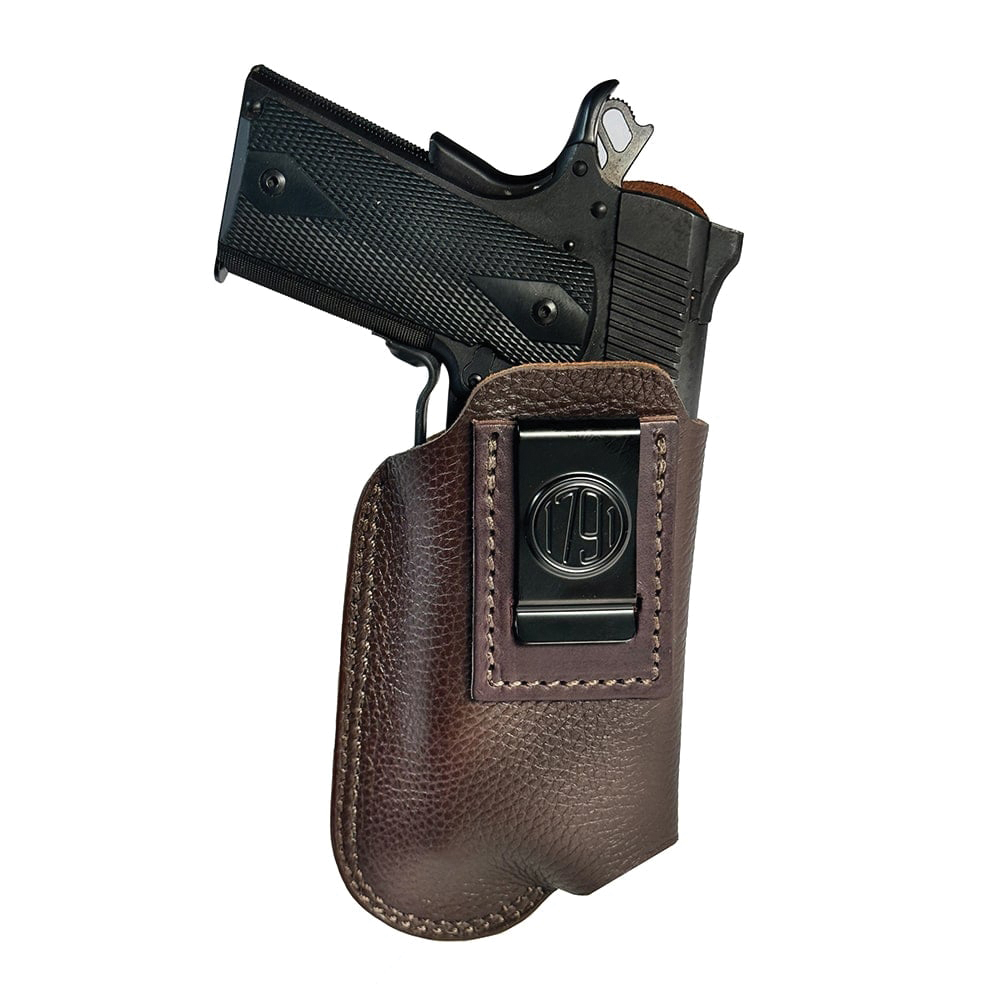 1791 Gunleather Fair Chase Sig Sauer P365/P365X Size 3 IWB Holster Right Deerhide Leather, Brown - 1791 Gunleather