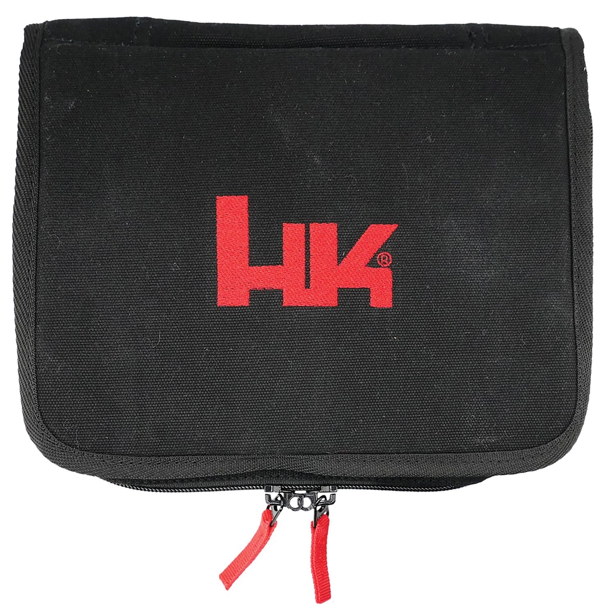 H&K 11.20" x 2" x 9.50" Pistol Case, Black/Red - H&K