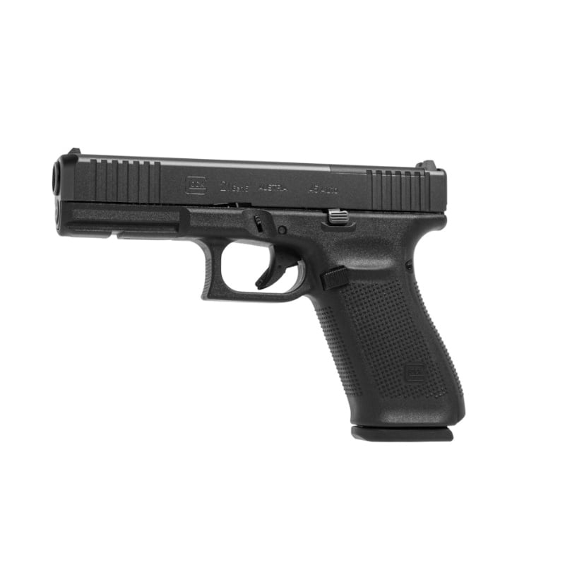 Glock G21 Gen5 MOS .45 ACP 4.61" 13rd Pistol, Black - Glock