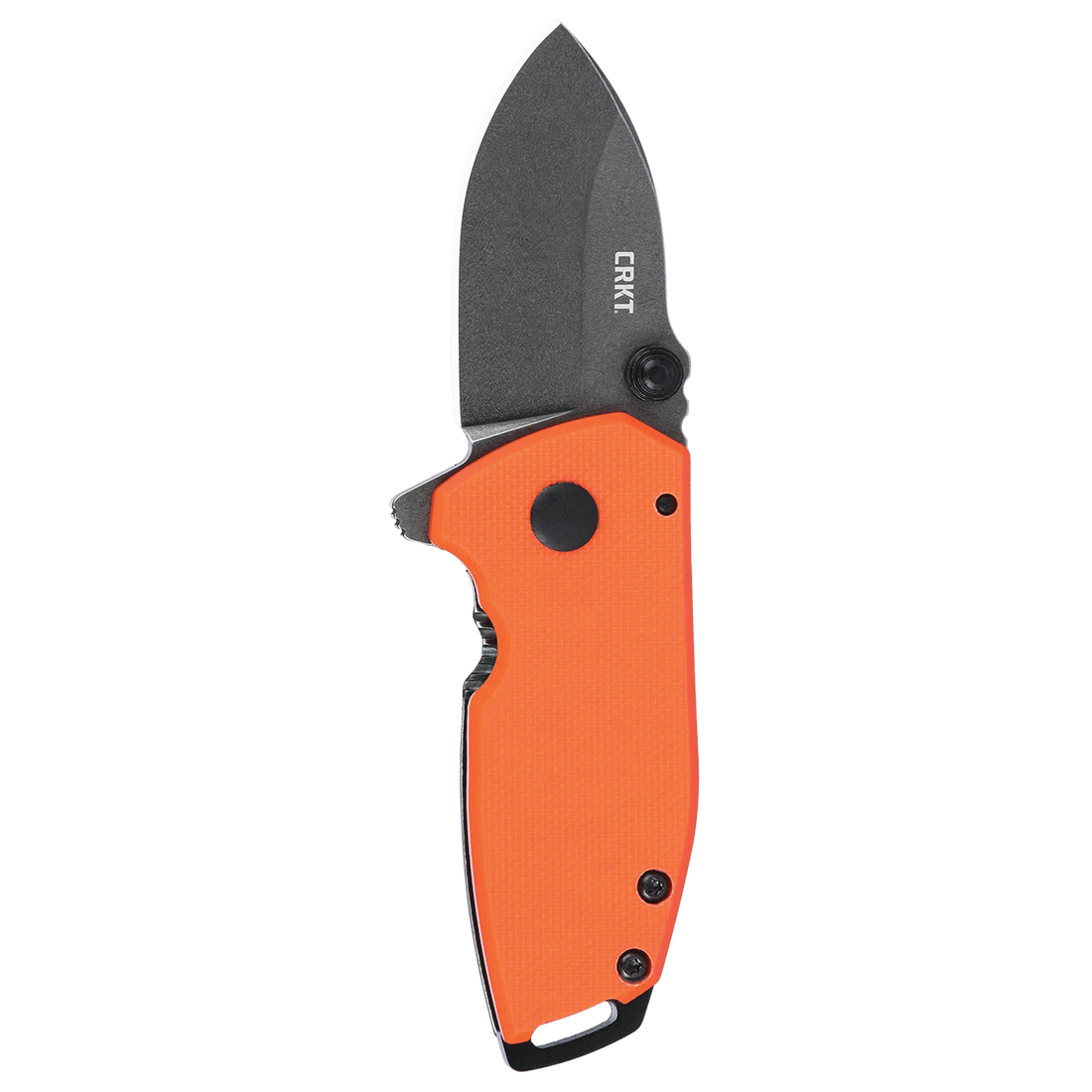 CRKT Squid Compact Frame Lock Folding Knife Drop Point, Orange - Crkt