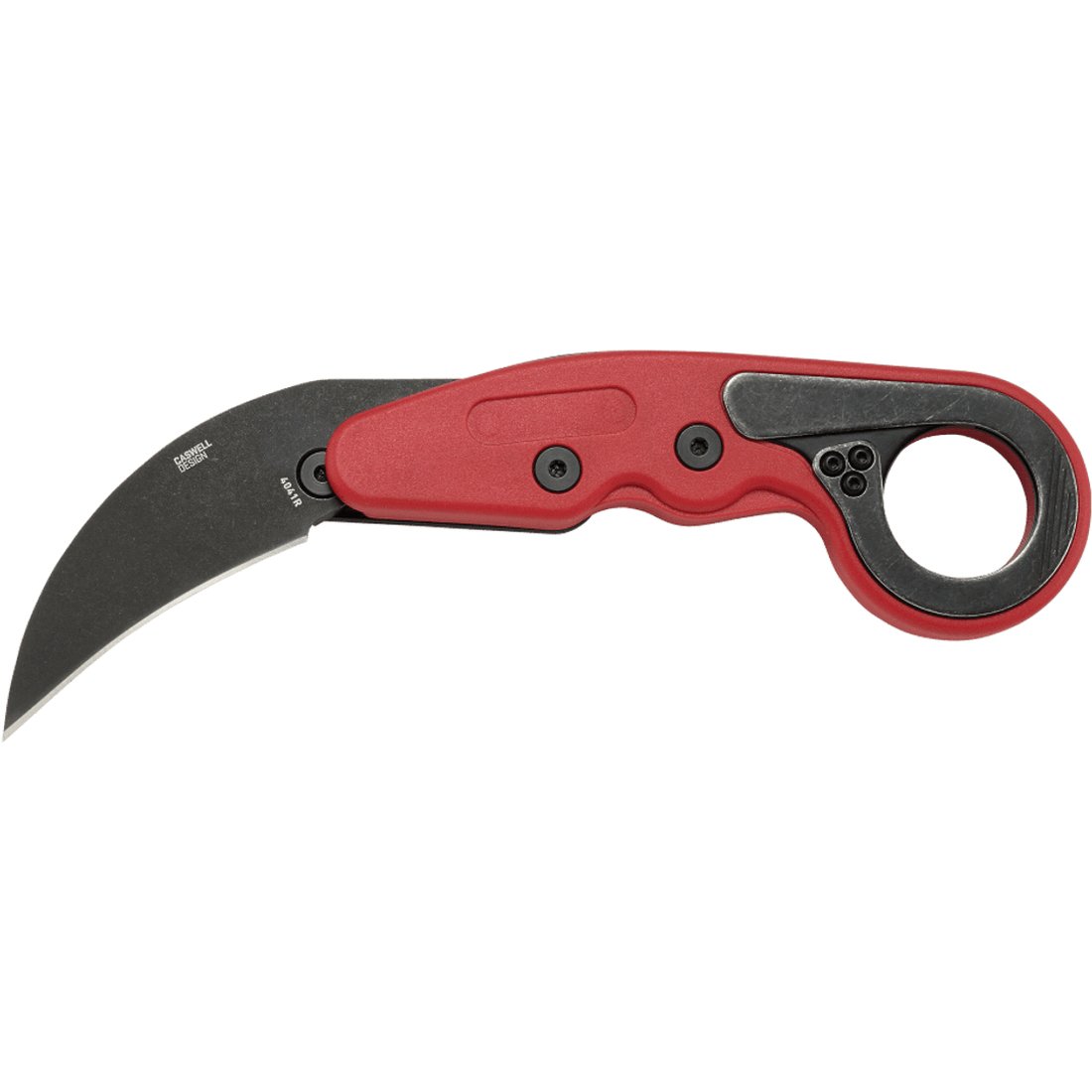 CRKT Provoke Grivory Karambit Knife Hawkbill, Red - Crkt