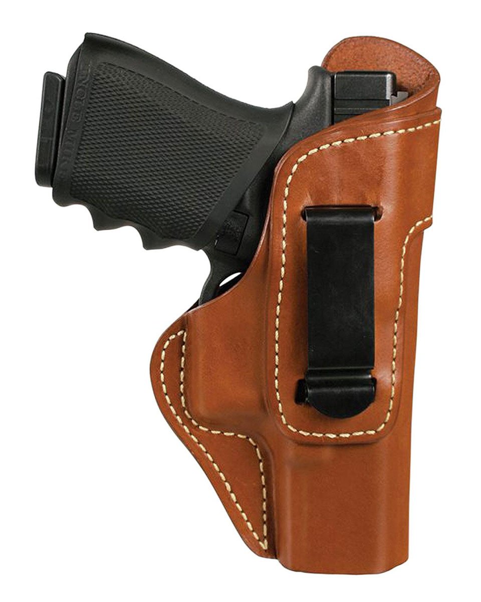 Blackhawk! Right Hand Leather Holster for Glock 26/27/33, Brown Leather - 421404BN-R - Blackhawk!