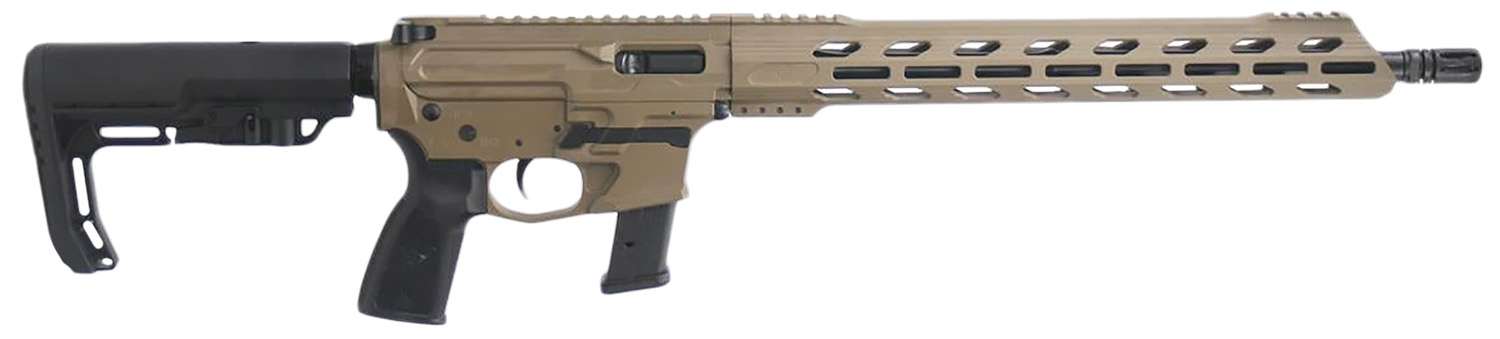 Live Free Armory LFA Challenger 9mm 16" AR Rifle, Flat Dark Earth - LF9CH85012 - Live Free Armory