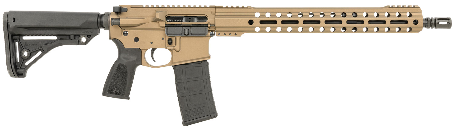 Live Free Armory LF556 Battle Lite 5.56x45mm 16" AR Rifle, Burnt Bronze - LFBRL84034 - Live Free Armory