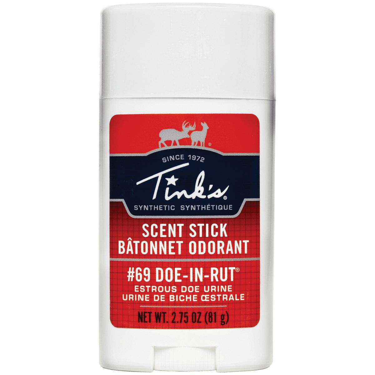 Tink's 69 Doe-In-Rut Buck Lure Synthetic Stick, 2.75 oz - Tinks
