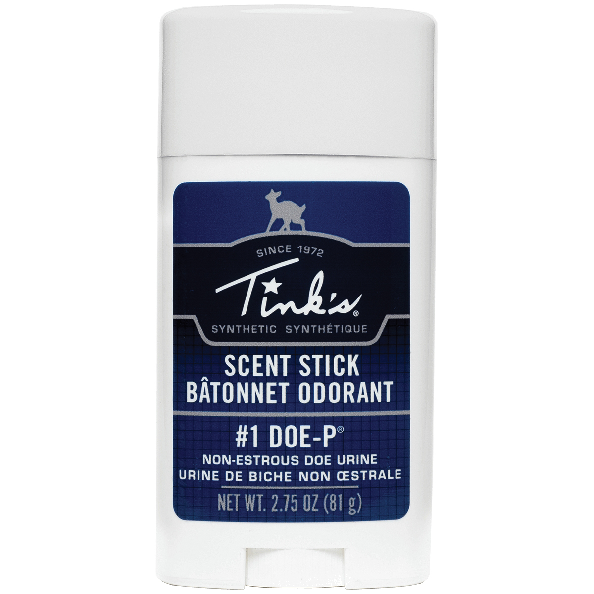 Tink's 1 Doe-P Deer Lure Calming Synthetic Stick, 2.75 oz