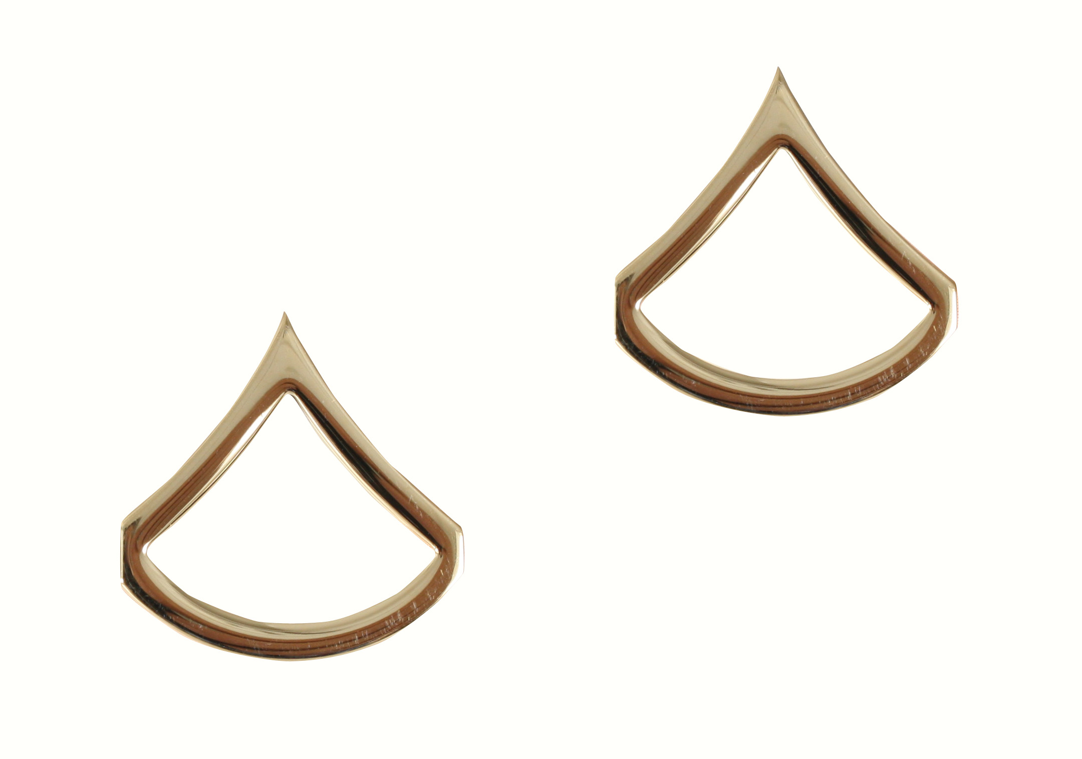 Rothco Rothco Private First Class Polished Insignia - Gold