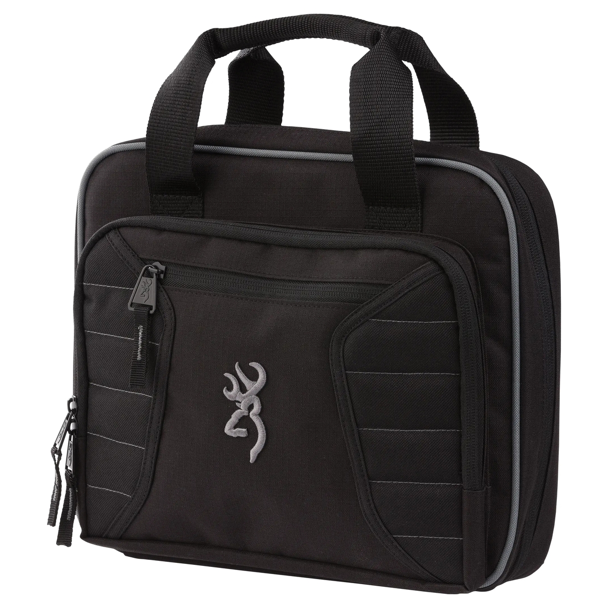 Browning 3" x 13" x 11" Factor Double Pistol Case, Black - Browning