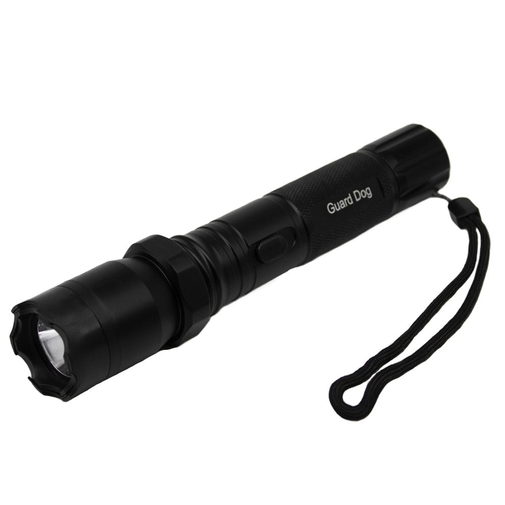 Guard Dog Diablo 2 1.40" x 7.50" Rechargeable Stun Gun w/Flashlight, Black