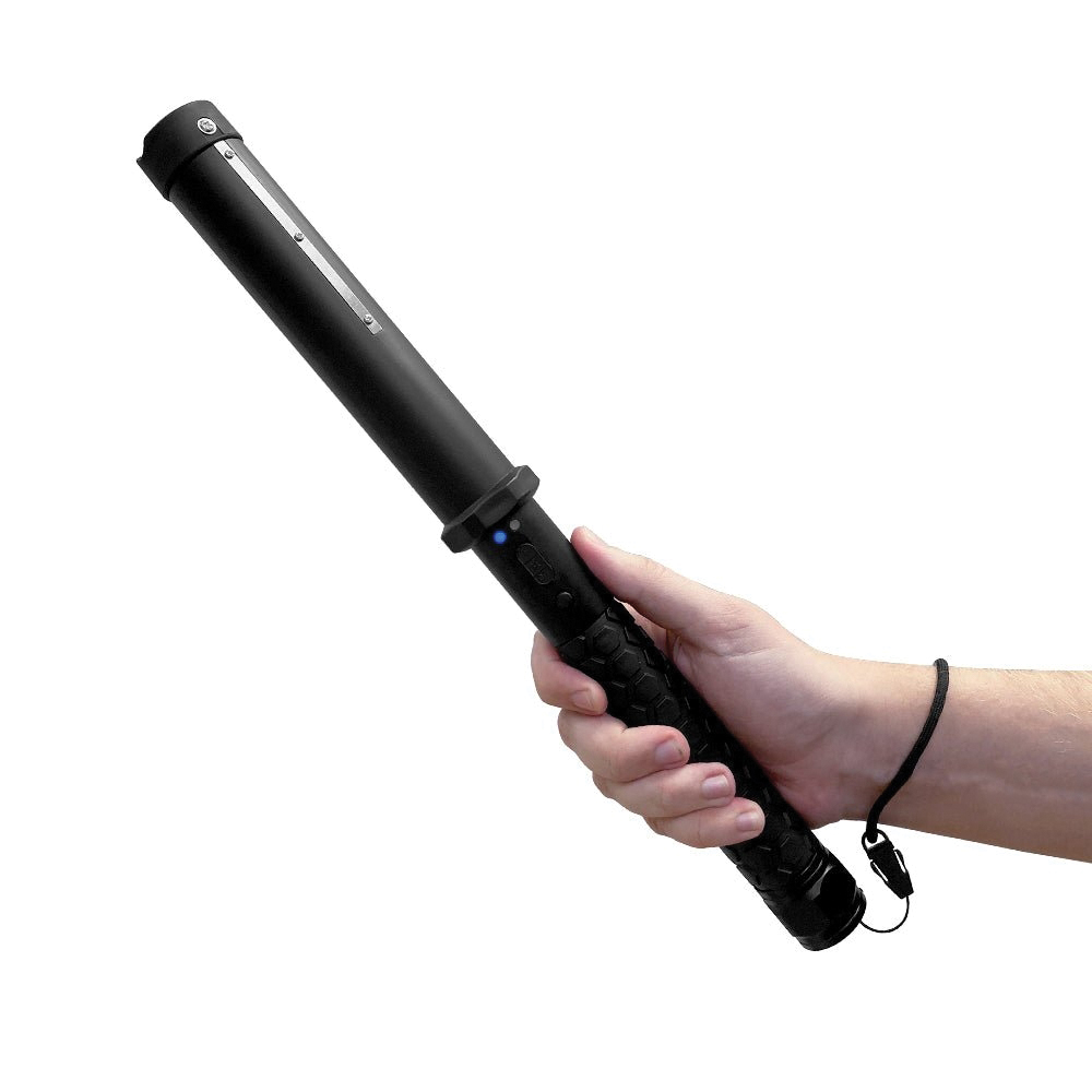 Guard Dog Sidekick 1.60" x 15.50" Rechargeable Stun Gun w/Flashlight, Black - Guard Dog