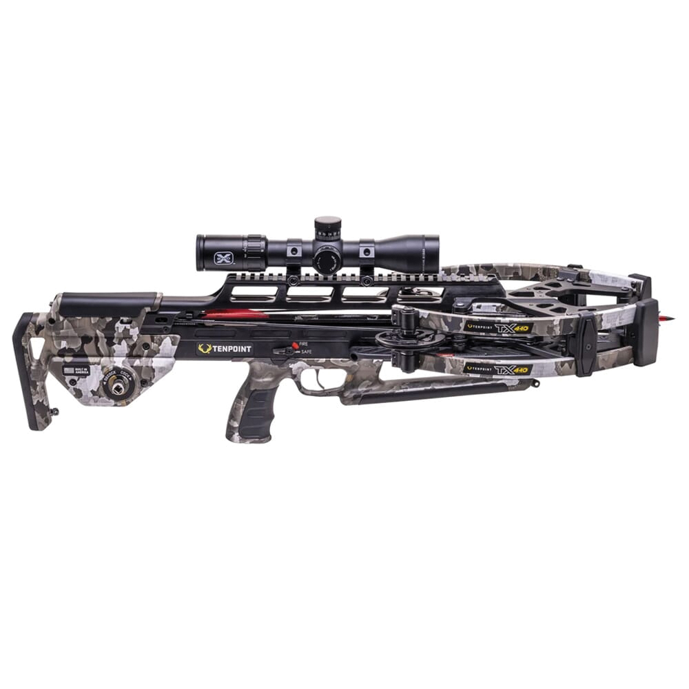 TenPoint TX 440 Safe De-Cock 28" x 11" Crossbow, Vektra Camouflage - Tenpoint Archery