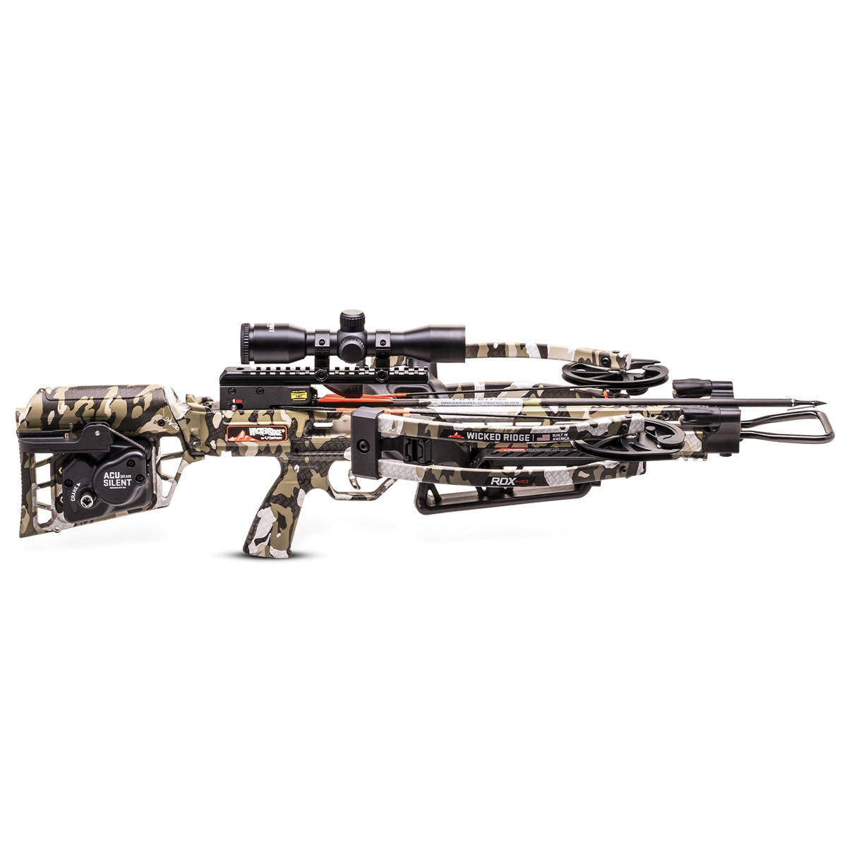 TenPoint Wicked Ridge RDX 410 29" x 15" Crossbow, Peak XT Camouflage - Tenpoint Archery
