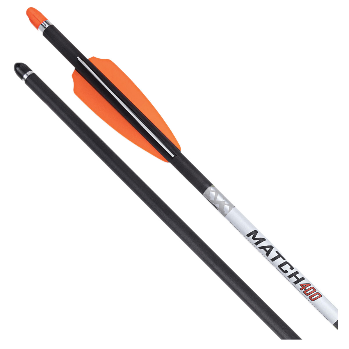 TenPoint Wicked Ridge Match 410 20" Non-Lighted Carbon Arrow w/Alpha-Nock HP Pack of 6 - Tenpoint Archery