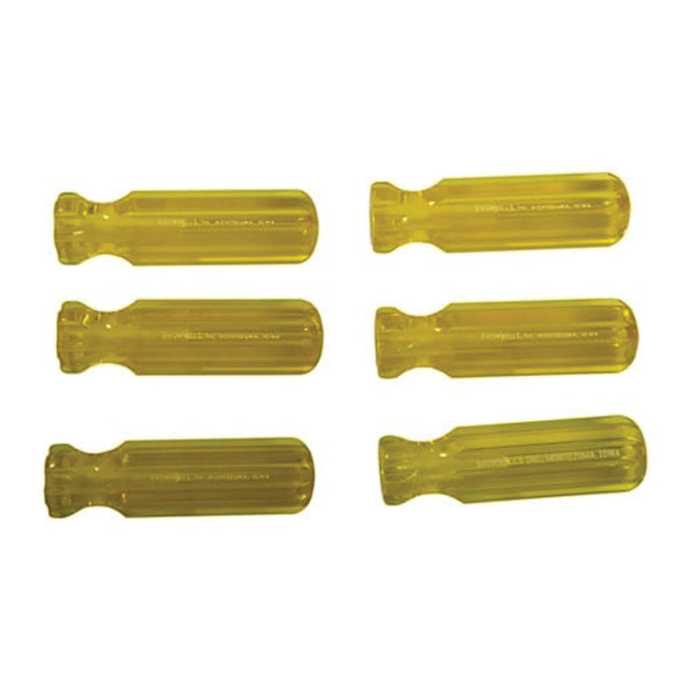 Brownells L5 Molded Plastic Tool Handle, Yellow Pack of 6 - Brownells