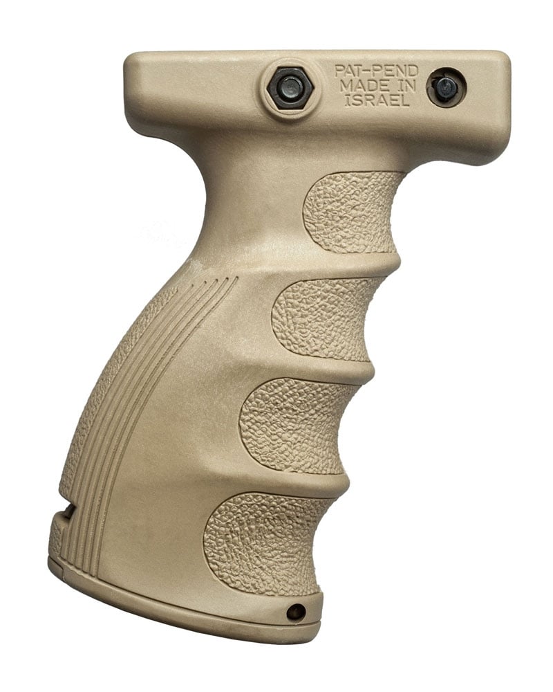 FAB Defense AG-44S Ergonomic Vertical Foregrip Picatinny QR, FDE - Fab Defense