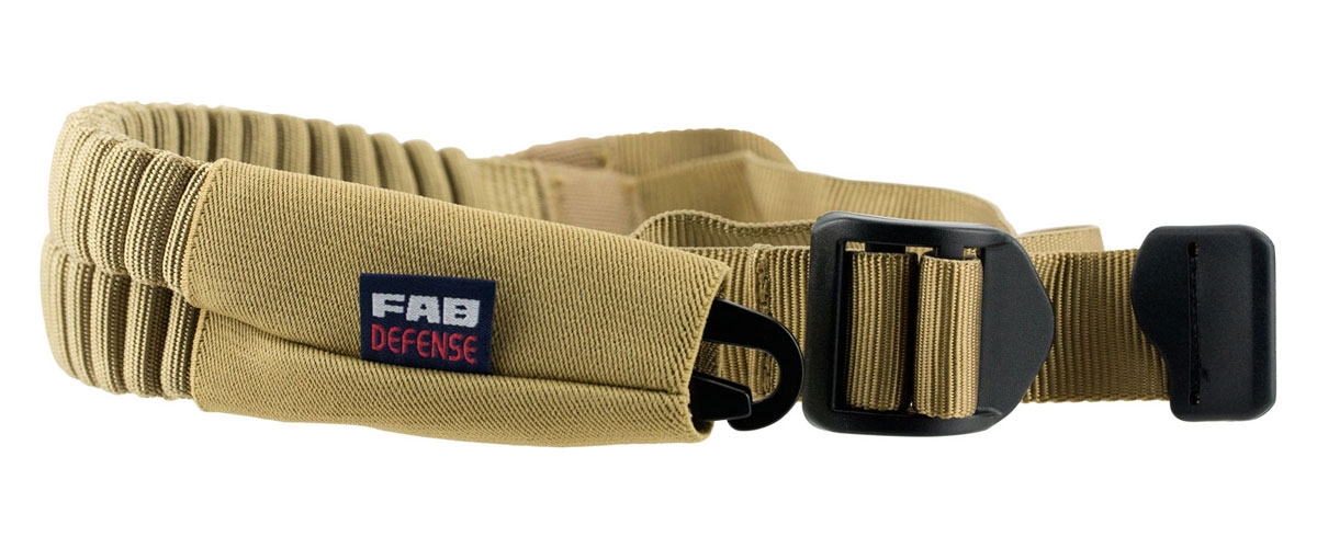 FAB Defense Bungee One Point Tactical Sling, Flat Dark Earth, - FX-BUNGEET - Fab Defense