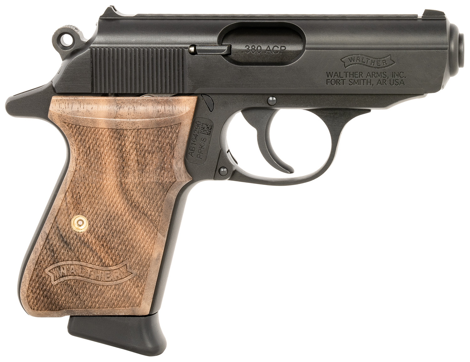 Walther Arms PPK/S .380 ACP 3.30" Compact Pistol 7rds, Black - Reliable and Sleek - 4796043 - Walther