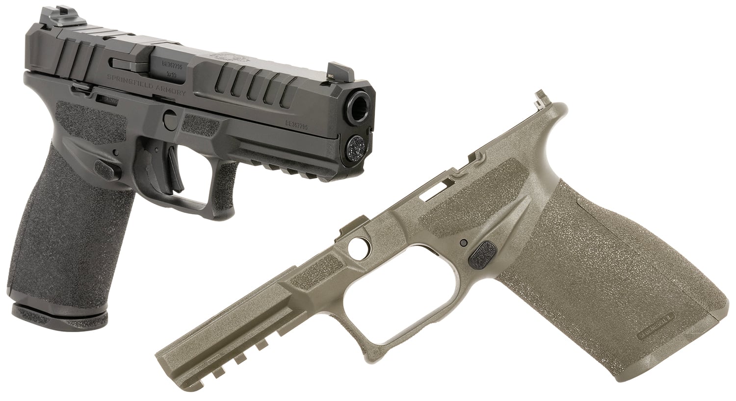 Springfield Armory Echelon 9mm 4.50" 20rds w/ Additional ODG Grip Module, Black - Springfield Armory