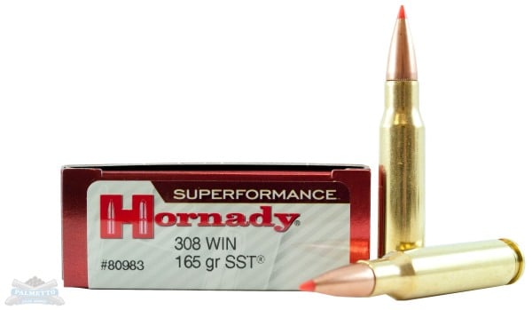 Hornady 308 Win 165gr SST Superformance Ammunition 20rds- - -80983 - Hornady