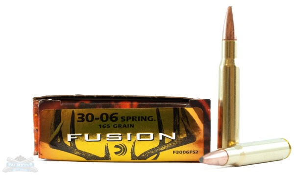 Federal 30-06 165gr Fusion Ammunition 20rds - F3006FS2 - Federal