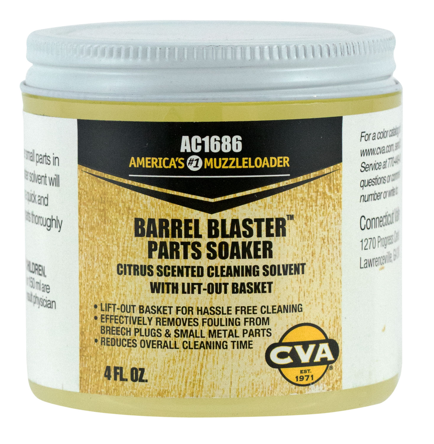 CVA Barrel Blaster Parts Soaker, 4 oz - AC1686 - Cva