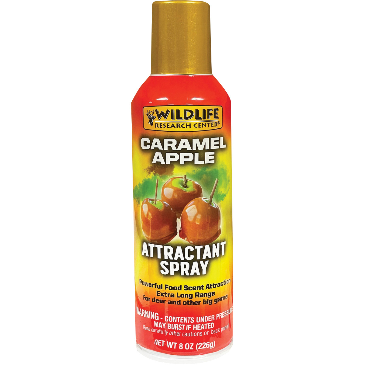 Wildlife Research Caramel Apple Food Scent Attractor Spray, 8 oz Aerosol Can - Wildlife Research