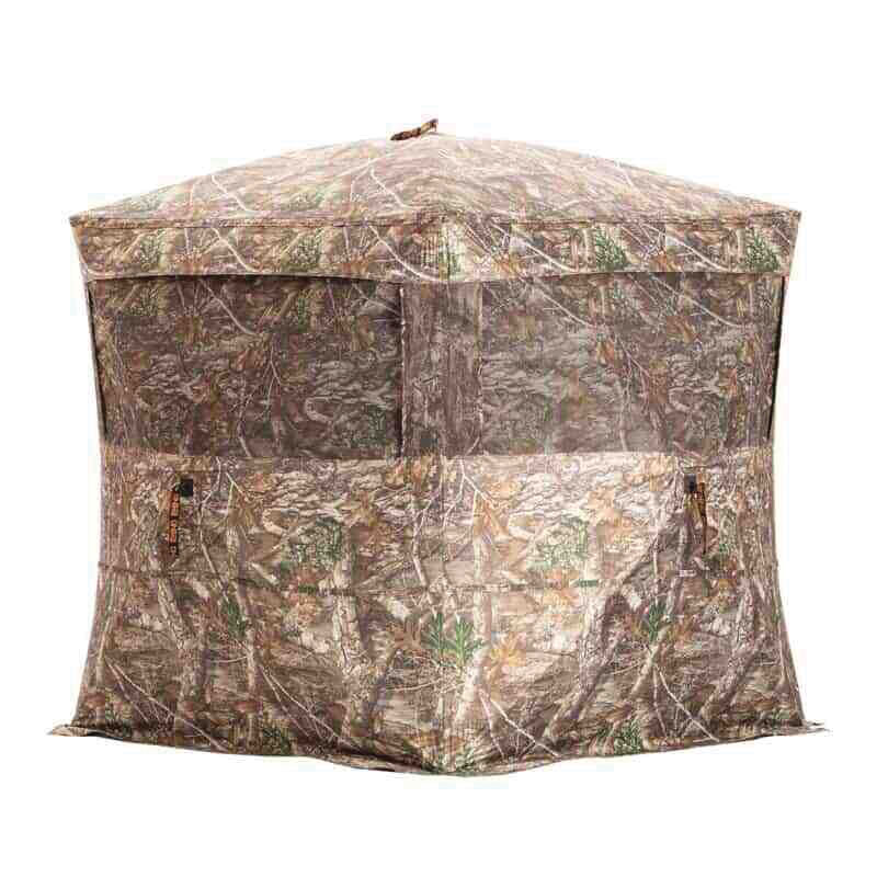 Rhino Blinds RB24 58" x 58" x 66" Hub Blind, Realtree Edge Camouflage - Rhino Blinds