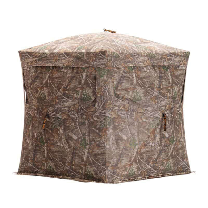 Rhino Blinds Rhino 180 58" x 58" x 66" Hub Blind, Realtree Edge Camouflage - Rhino Blinds