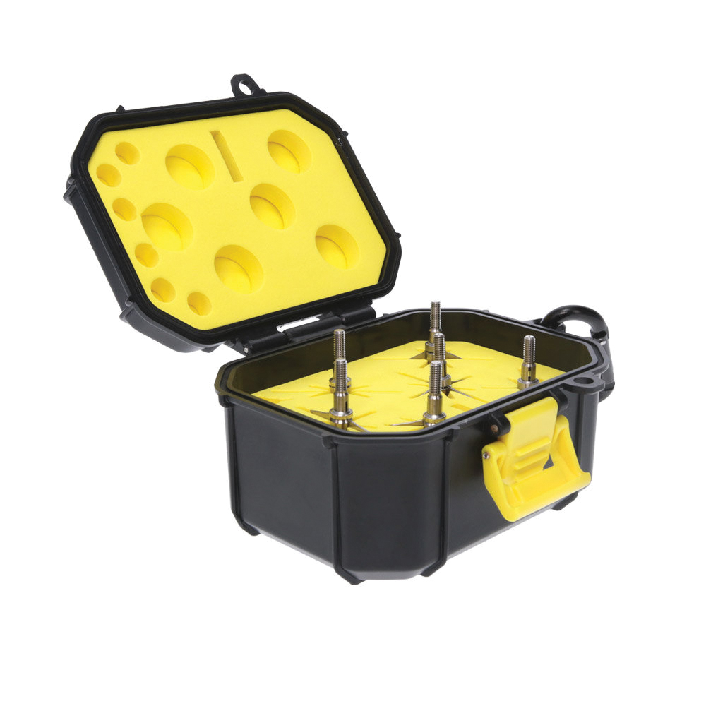 NAP Broadhead Case, Black/Yellow - Nap