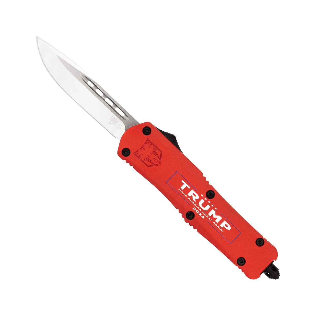 Cobra TEC Knives LLC Medium FS-3 Trump 2024 OTF Knife Drop Point, Red - Cobratec Knives Llc